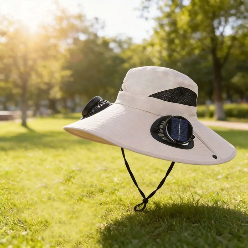 Бейсболка с солнечной зарядкой – обзор и цена Fishing Hat